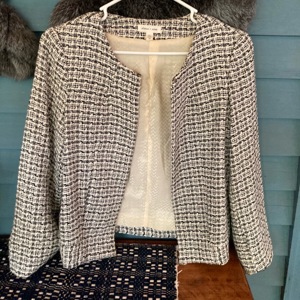 Silence and noise boucle blazer - Medium